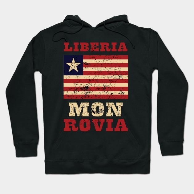 Flag of Liberia Hoodie by KewaleeTee